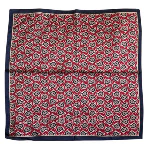 Carré satin soyeux foulard 70 cachemire rouge bleu marine toucher soie